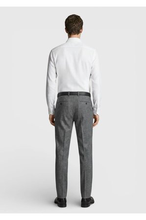 Beyaz Düz Casual Fit Uzun Casual %100 Pamuk Gömlek