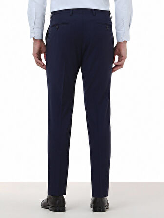 Saks Düz Dokuma Fitted Fit Klasik Yün Karışımlı Pantolon