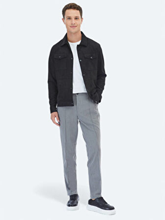 Antrasit Dokuma Jogging Fit Casual Pantolon