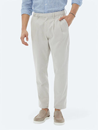 Taş Dokuma Carrot Fit Smart Casual %100 Pamuk Pantolon