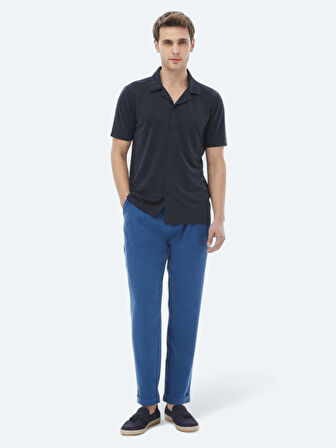 Lacivert Regular Fit Casual Gömlek