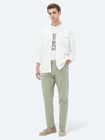 Bej Regular Fit Overshırt