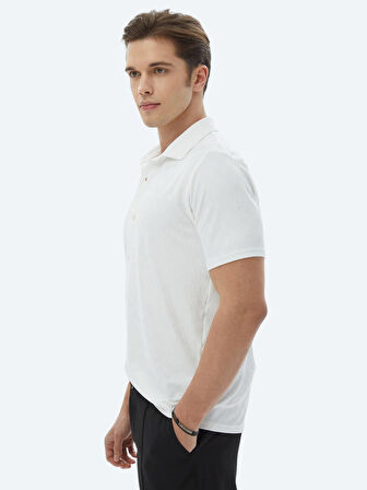 Ekru Regular Fit Casual Gömlek