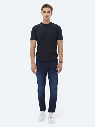 Lacivert Düz Regular Fit Casual Gömlek