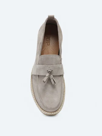 Bej Süet Smart Casual Ayakkabı