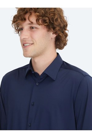 Lacivert Regular Fit Casual Gömlek
