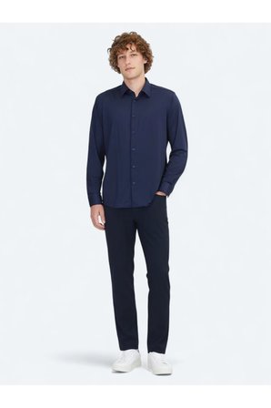 Lacivert Regular Fit Casual Gömlek