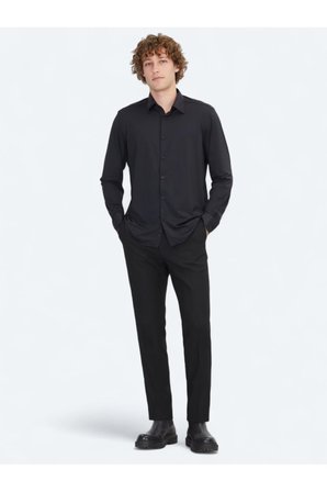 Siyah Regular Fit Casual Gömlek