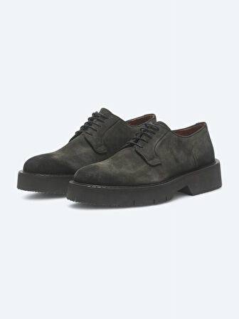 Haki Süet Smart Casual Ayakkabı