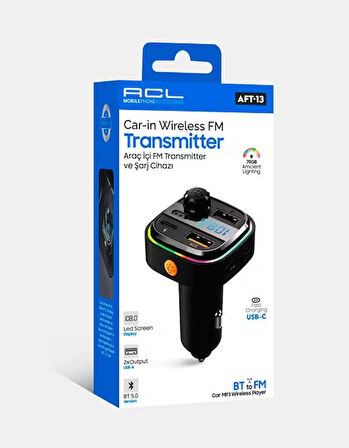 Araç İçi FM Transmitter ve Şarj Cihazı