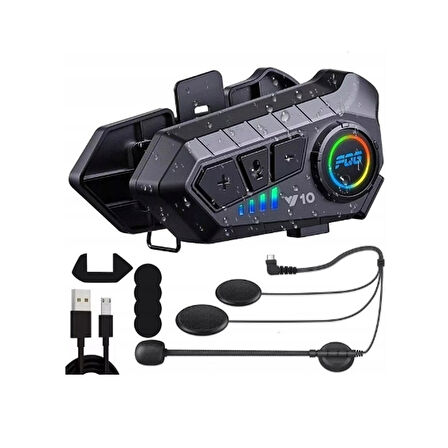 Motobir Y10 Bluetooth Intercom Seti
