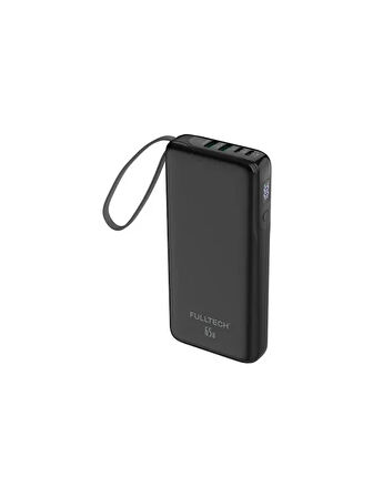 Fulltech Dijital LCD 65W Hızlı Şarjlı Powerbank 20000mah Type-C - USB-C x2 USB x2