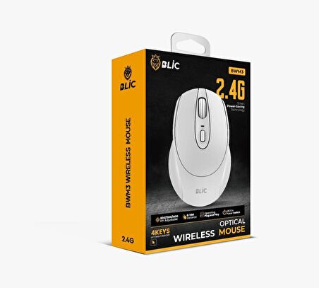 Blic 2.4 Ghz Wireless Mouse Siyah BWM3