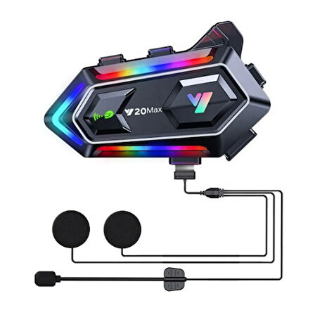 Motobir Y20 Max Bluetooth İntercom Seti