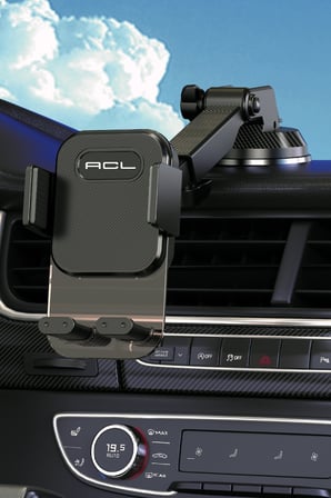 ACL T-106 Vantuzlu Araç İçi Telefon Tutucu – 360° Döner, Uzatılabilir Kollu Telefon ve Navigasyon Tutacağı