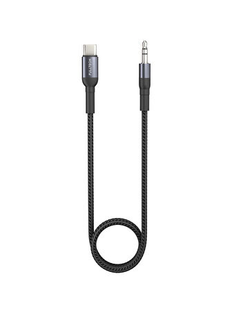 Fulltech FH14 USB Type-C to 3.5mm AUX Ses Kablosu - 1.2 Metre
