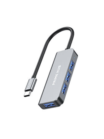 Fulltech FH24 USB-C 4'ü 1 Arada Çoklayıcı | 4xUSB Port | Akıllı Yonga | Hızlı ve Güvenli Bağlantı