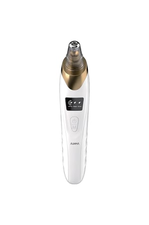 AUHMA AHB-01 Elektrikli Siyah Nokta Temizleme Cihazı | LCD Ekranlı Vakumlu Gözenek Temizleyici | 3 Kademe Emiş Gücü | 5 Başlıklı Şarjlı Cilt Bakım Cihazı