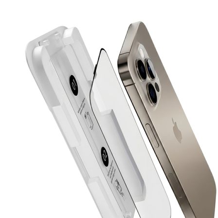 Fulltech MagicBox iPhone 17 Premium Tempered Glass Aparatlı Ekran Koruyucu - Clear