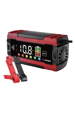 Auhma AOC11 12V 8A Akıllı Akü Şarj ve Onarım Cihazı – Renkli LCD Ekran, Pulse Repair, LiFePO4 / AGM / GEL Uyumlu