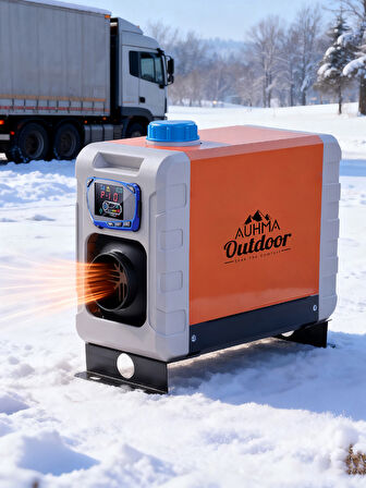 Auhma AH6H3T 5kW 12V/24V Dijital Ekranlı Webasto Tip Dizel Isıtıcı (2000W-5000W) - Tır, Kamyon, Karavan, Tekne İçin Taşınabilir Isıtma