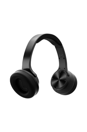 Fulltech FH-07 2'si 1 Arada Bluetooth 5.3 Kablosuz Kulaklık ve Hoparlör Siyah – 3W Çift Hoparlör, IPX4, Katlanabilir Tasarım