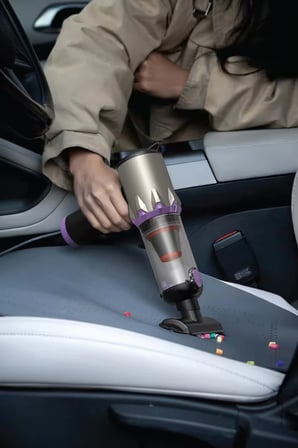 Auhma AHV-29 Kablosuz Araç Süpürgesi 220W 23000Pa Güçlü Vakum & Üfleme Özellikli Şarjlı Oto Süpürge