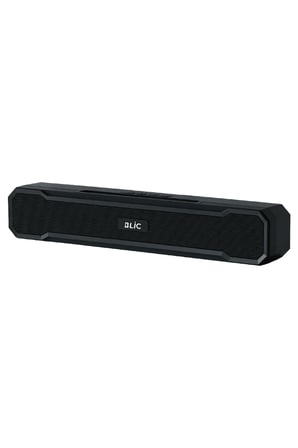 Blic BLS-85 Bluetooth 5.4 Masaüstü Soundbar Hoparlör Siyah, Telefon Standlı, 1500 mAh Şarjlı, USB ve TF Kart Destekli