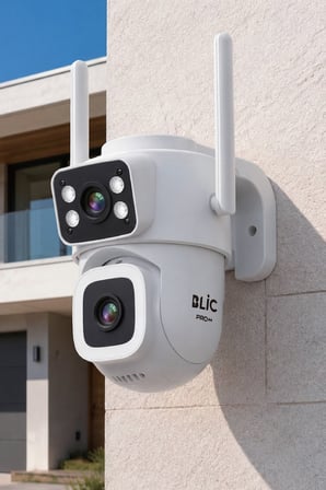 Blic BLM-112 Çift Lensli 6 MP (3+3 MP) Wi-Fi PTZ IP Güvenlik Kamerası, IP66 Dış Mekan, Gece Görüşü ve Çift Yönlü Ses