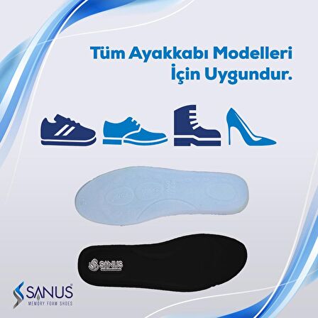 A100 Model Memory Foam ,Ortopedik,Spor,Düz Tabanlık,Topuk Dikeni,Hava Yastıklı,Boy Yükseltici