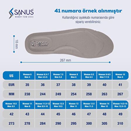 A100 Model Memory Foam ,Ortopedik,Spor,Düz Tabanlık,Topuk Dikeni,Hava Yastıklı,Boy Yükseltici