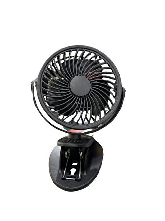 ROSE TEKNOLOJİ 800mah BATARYALI MASA KENARI AYARLANABİLİR 9000 rpm 3 KADEMELİ MASAÜSTÜ FAN