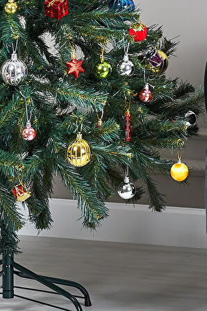 Waldern Luxury Series 180 Cm Yılbaşı Çam Ağacı Demir Ayaklı