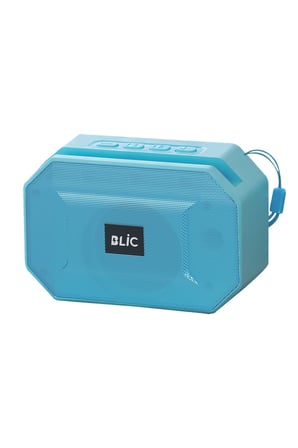 Blic BLS-89 Bluetooth 5.4 Taşınabilir Hoparlör Mavi 6W RMS, Telefon Standlı, USB ve TF Kart Destekli