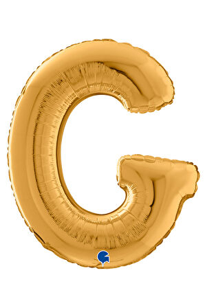 G Harf Grabo Altın Folyo Balon 66 cm