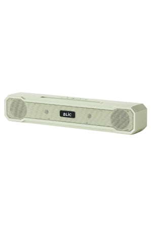 Blic BLS-85 Bluetooth 5.4 Masaüstü Soundbar Hoparlör Beyaz, Telefon Standlı, 1500 mAh Şarjlı, USB ve TF Kart Destekli