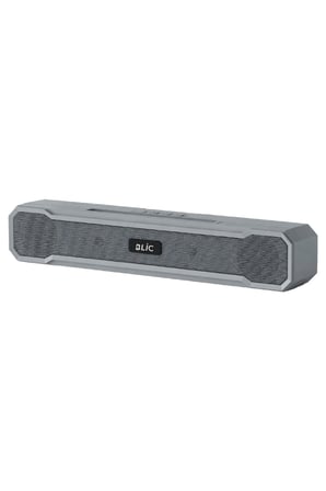 Blic BLS-85 Bluetooth 5.4 Masaüstü Soundbar Hoparlör Gri, Telefon Standlı, 1500 mAh Şarjlı, USB ve TF Kart Destekli