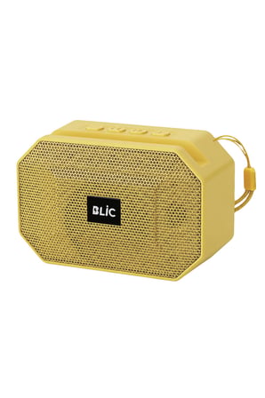 Blic BLS-89 Bluetooth 5.4 Taşınabilir Hoparlör Sarı 6W RMS, Telefon Standlı, USB ve TF Kart Destekli