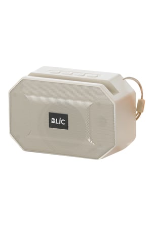 Blic BLS-89 Bluetooth 5.4 Taşınabilir Hoparlör Beyaz 6W RMS, Telefon Standlı, USB ve TF Kart Destekli