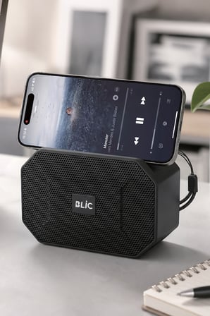 Blic BLS-89 Bluetooth 5.4 Taşınabilir Hoparlör Beyaz 6W RMS, Telefon Standlı, USB ve TF Kart Destekli