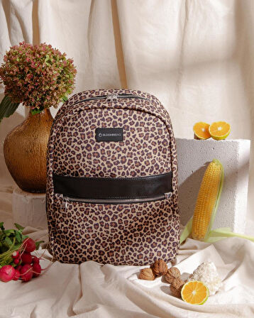 Earthy Leopard 13-14 inch Sırt Laptop / Macbook Çantası