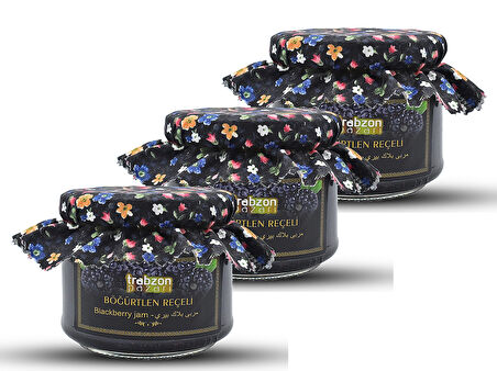 Doğal Böğürtlen Reçeli 3x330 Gr