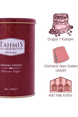 Tahmis Sade Öğütülmüş Osmanlı Türk Kahvesi 250 gr 