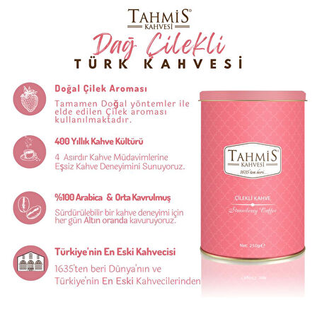 Dağ Çilekli Türk Kahvesi 250 Gr