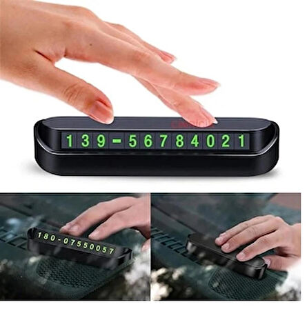 Araç Park Numaratör Aç Kapa Sistem Fosforlu