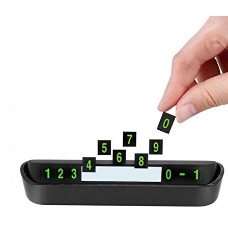 Araç Park Numaratör Aç Kapa Sistem Fosforlu