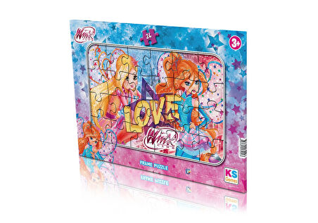 Ks Games Winx 24 Parça Frame Çocuk Puzzle