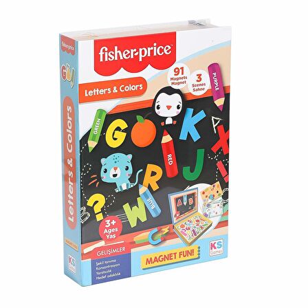 Fisher Price Baby Puzzle Letters Colors -KS Puzzle