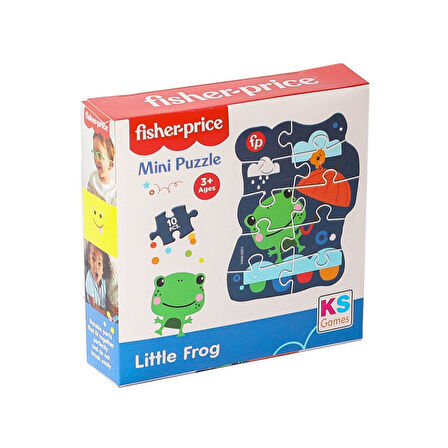 KS 13423 Fisher Price Mini Puzzle Kurbağa