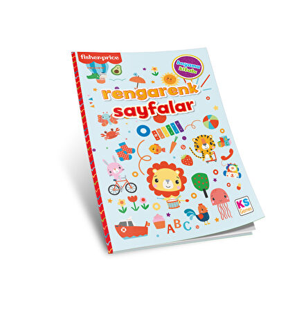 KS Games Fisher Price Boyama Kitabı - Rengarenk Sayfalar 1